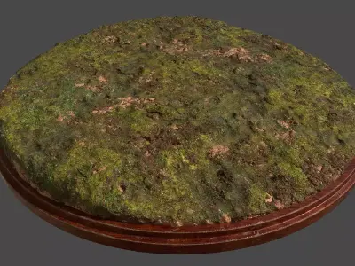 Ground On Base PBR Free 3D model