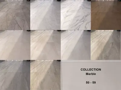 Marble Floor Set Collection 50 - 59  Texture