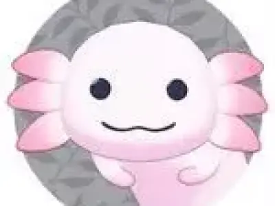 The Axolotil Baby- Complete Eddition Low-poly 3D model