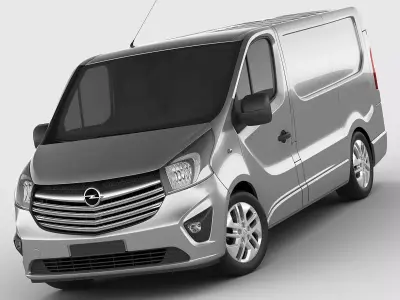 Opel Vauxhall Vivaro 2015 3D model