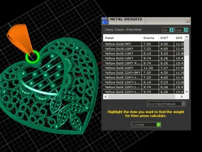 PRECIOUS DESIGN HEART PENDANT 3D PRINTABLE MODEL 3D print model