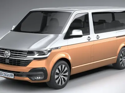 Volkswagen Transporter T6-1 Bulli 2020 3D model