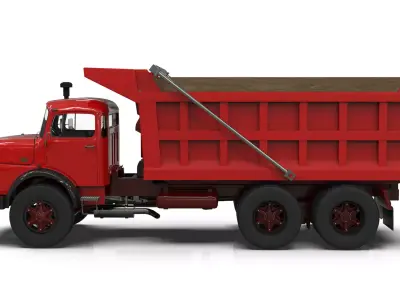 Mercedes-Benz 2624 Dump Truck 3D model