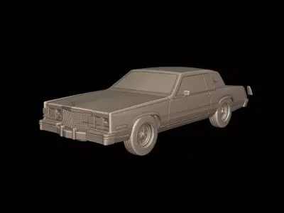 cadillac Eldorado 1983 3D print model