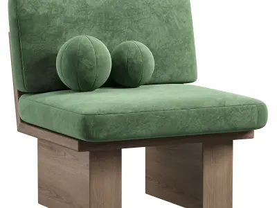 Suelo Modern Outdoor Side Chair By 1stdibs 3D model