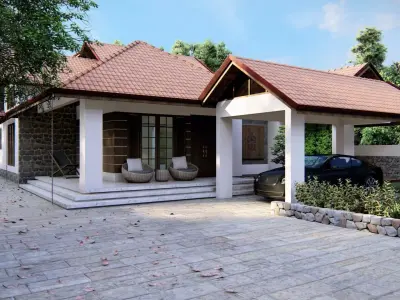 Luxury villa 3D model