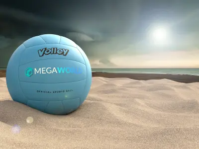 Volleyball 8K Textures 3D model