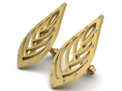 GLAMIRA LUXURY EARRING 3D PRINTABLE MODEL 3D print model