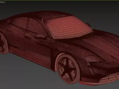 Porsche Taycan 3D model
