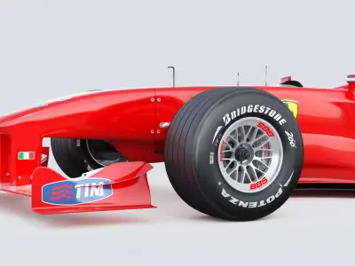 F1 Ferrari F2000 3D model