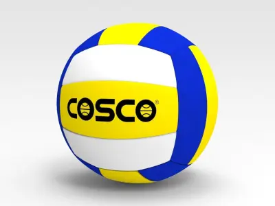 Volleyball ball 3D model 2