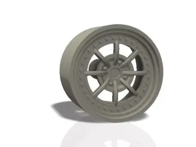 8 spokes rim - print model 3D print model order