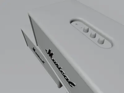 Audio speaker model Free 3D model