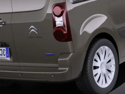 Citroen Berlingo 2015 VRAY 3D model