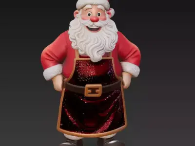 Santa Workshop - Classic Christmas Sculpture Collection