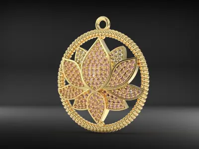 LOUTS DIAMOND CHARM 3D print model