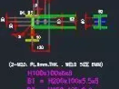 Structural Steel Connections 3D model