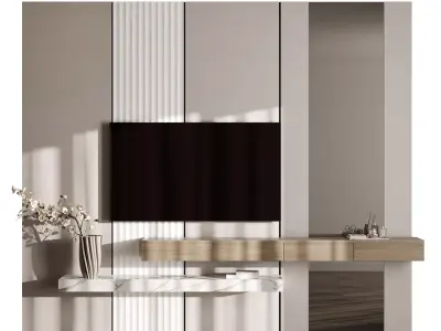 Bedroom Furniture Composition 25 3D model