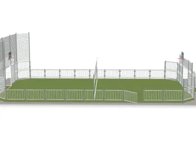 Multisport court 3D model