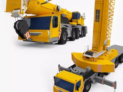 Liebherr Mobile Crane 3D model