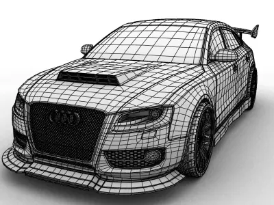 Audi Modified Car 3D model