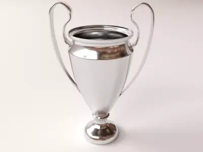 Silver Cup 3D model