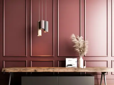 Decorative Room Scene - Corona 3D model