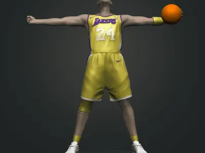Kobe Bryant 3D Printable 9 3D print model