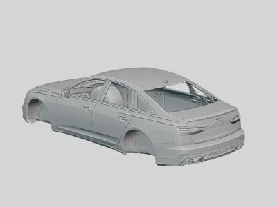 Audi S6 Sedan 2020 Printable Body 3D print model