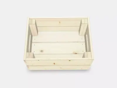 KNAGGLIG box Low-poly 3D model