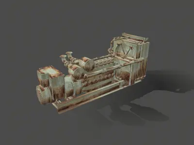 Diesel power plant  3D model