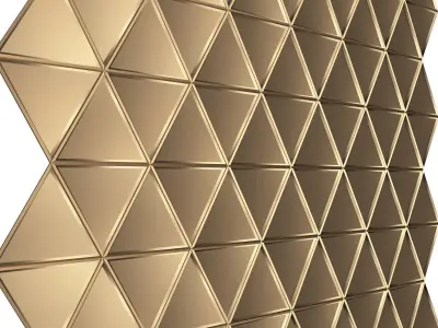 3D Wall Panel 010 Low-poly 3D model