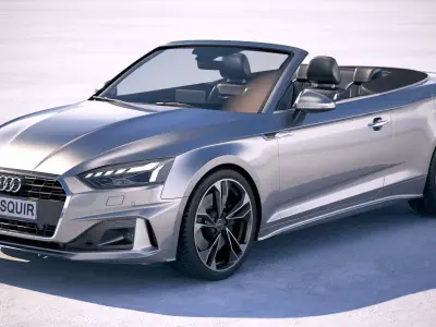 Audi A5 Cabrio 2020 3D model