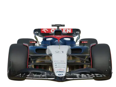 F1 Alpha Tauri AT04 2023 3D model