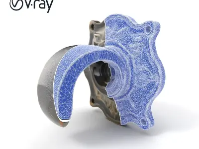 Antique Iron Patina Handle model pack Texture