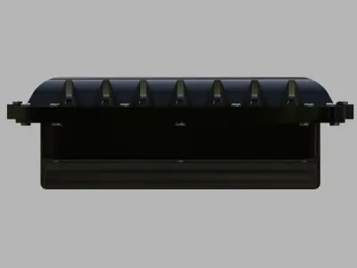 Pole Lamp 100W 3D model