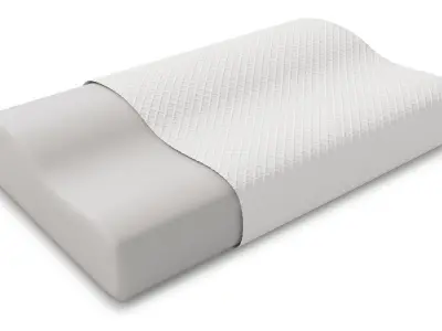 Pillows and topper 3D model