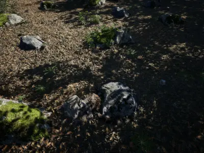 MAE Oak Forest - UE4 and UE5 Low-poly 3D model