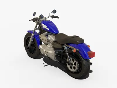 Harley Davidson Motorcycle 3D model
