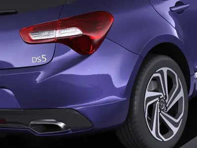 Citroen DS5 2016 VRAY 3D model