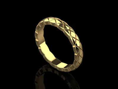 Coco Crush mini ring 19 Size N218 3D print model