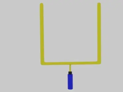  Superbowl Pole Low-poly 3D model