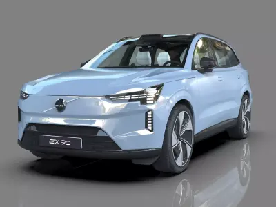 Volvo EX90 2023 Organizing 3D model