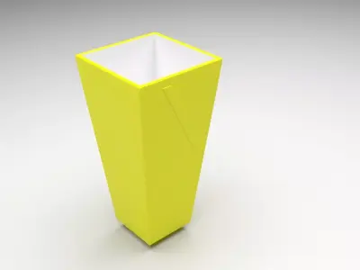 Yellow Vase 3D model