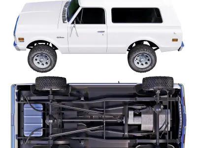 Chevrolet K5 blazer 1971 3D model