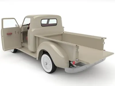 Chevy pick-up style 50s 3D model