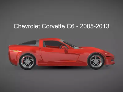 Chevrolet Corvette C6 - 2005-2013 3D model