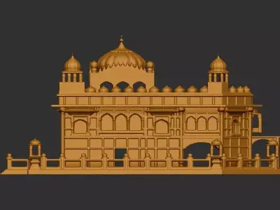  Golden Temple  3D print model