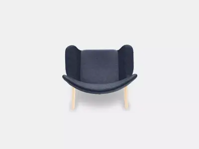 VEDBO High back armchair Low-poly 3D model purchase