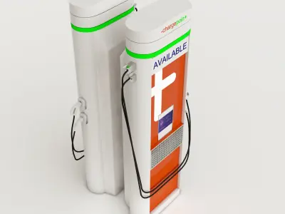 Electric Vehicle EV Charger  3D model